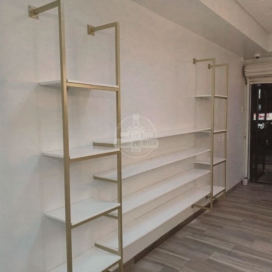 Sistema de Estantes Modulares PDV - Mobiliário Comercial Atelief26